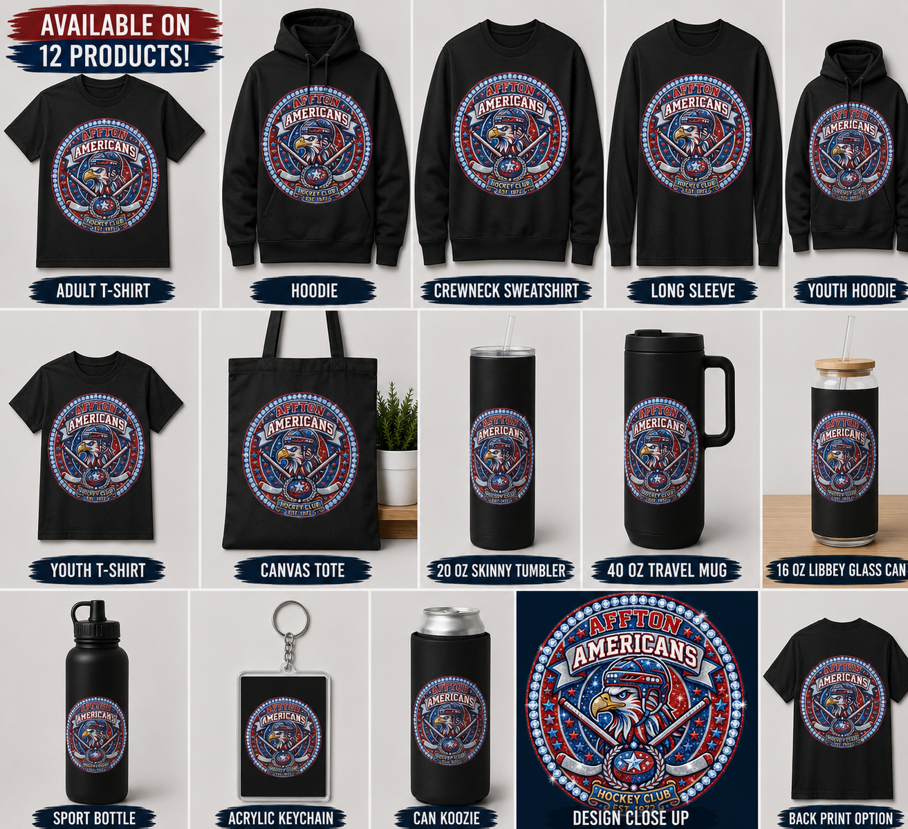 Affton Americans - Jeweled Crest | Drinkware - Image 2