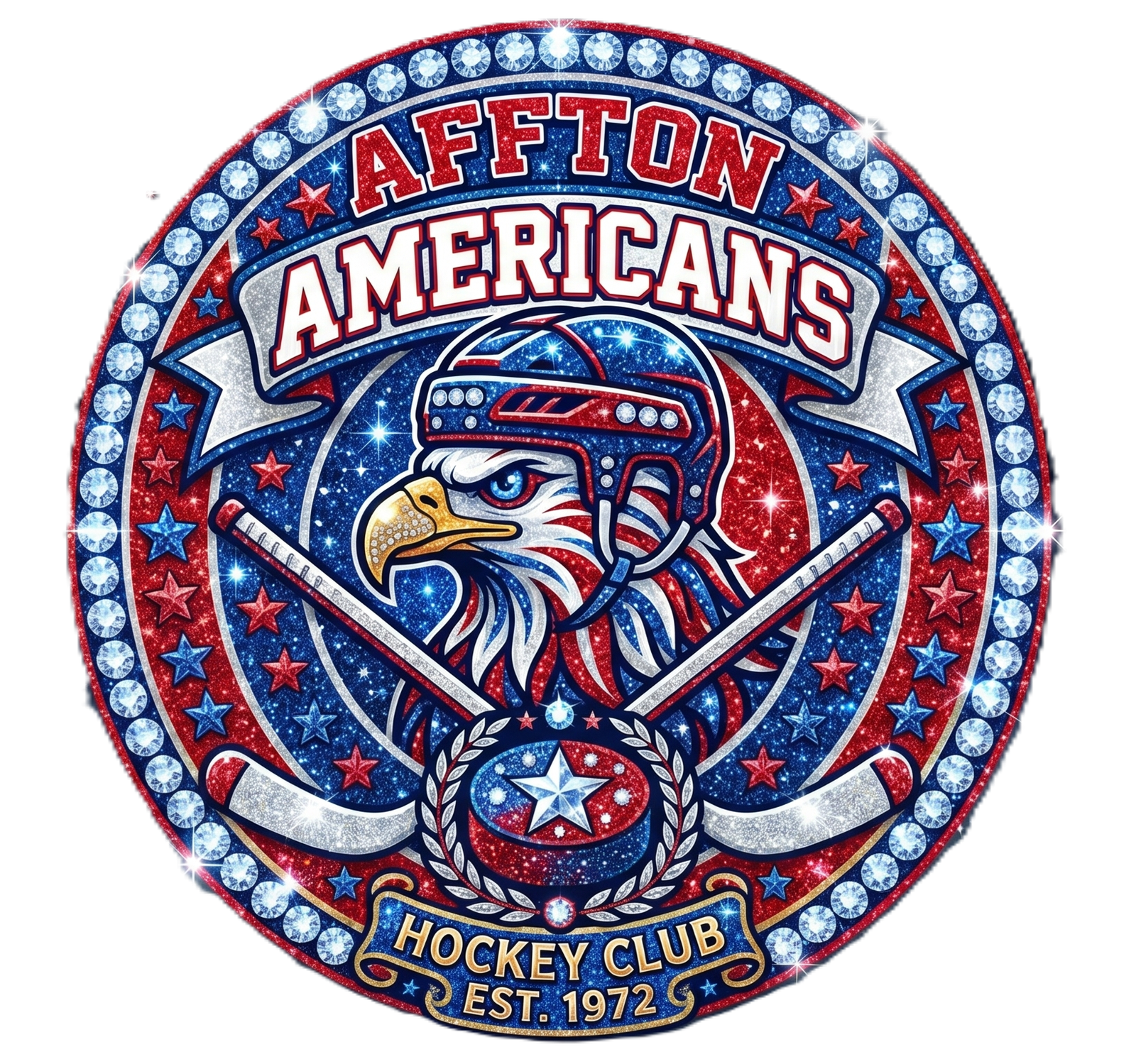 Affton Americans - Jeweled Crest | Drinkware