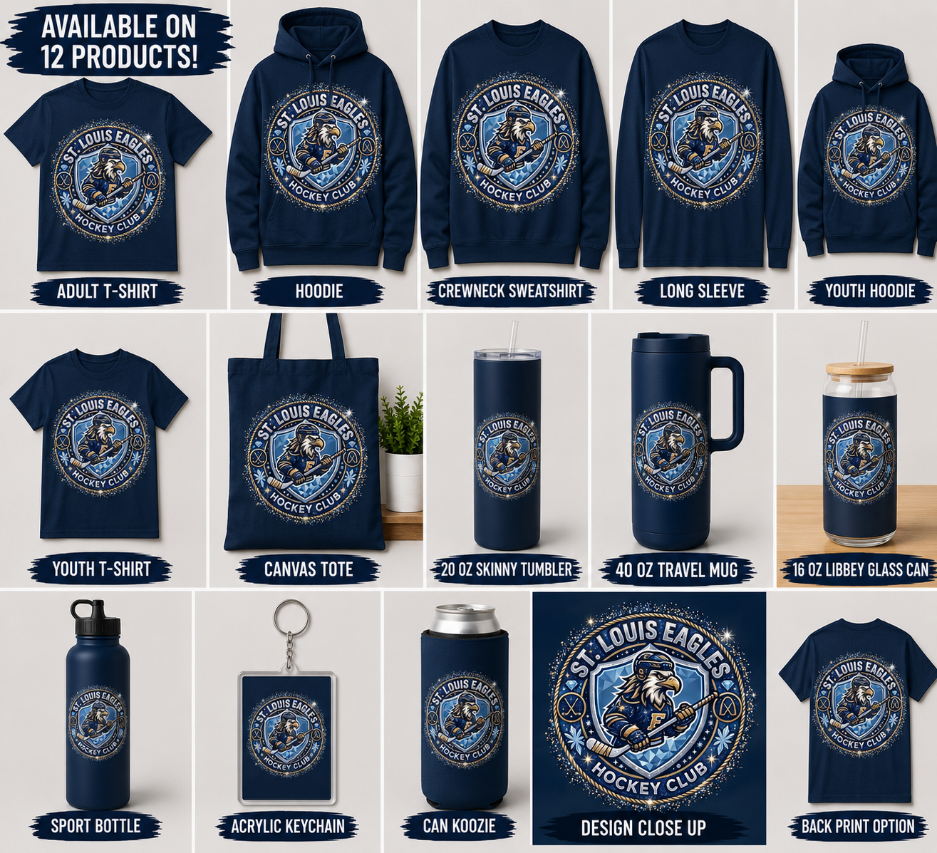 St. Louis Eagles - Hockey Club Crest | Accessories - Image 2