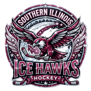 Southern Illinois Ice Hawks - Glitter Crest