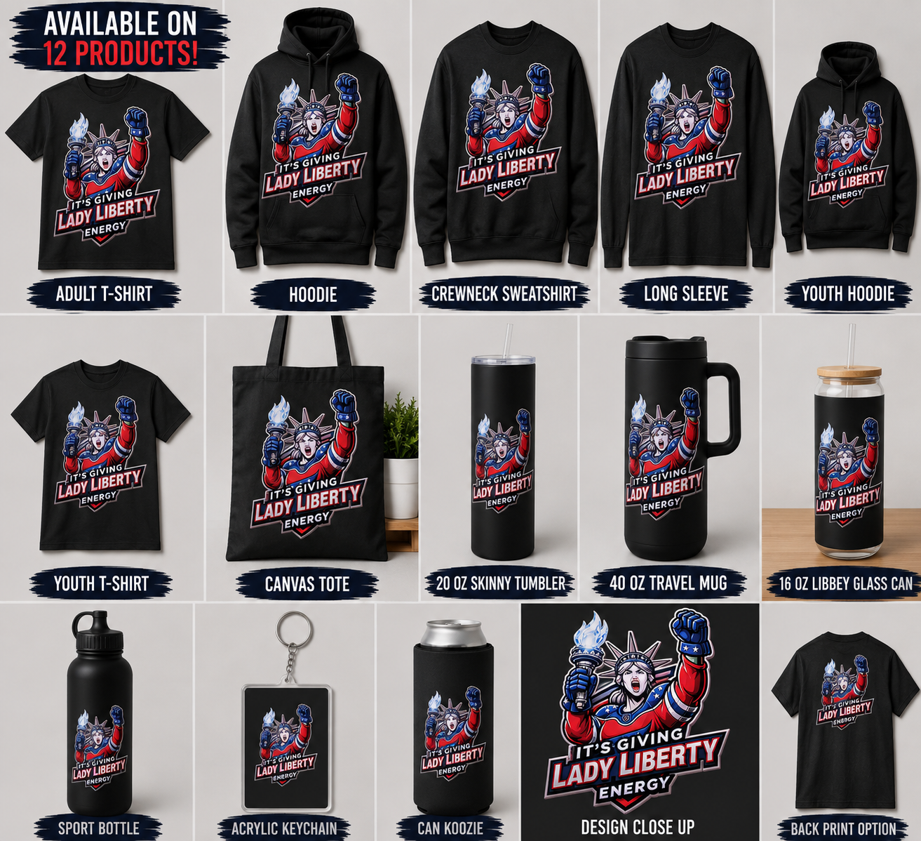 Lady Liberty - Energy | Drinkware - Image 2