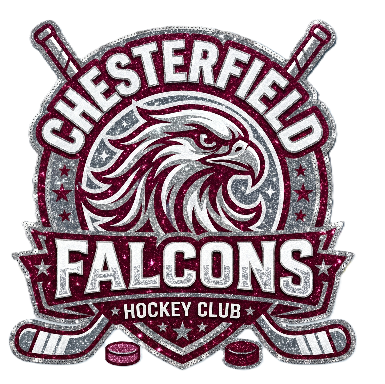 Chesterfield Falcons - Glitter Crest | Drinkware