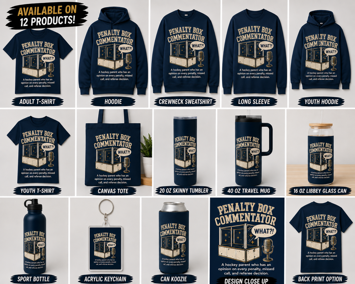 Penalty Box Commentator | Drinkware